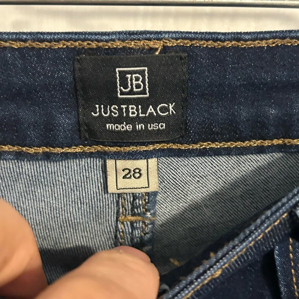 Just Black | Dark Blue Skinny Jeans | Size 28 x 27